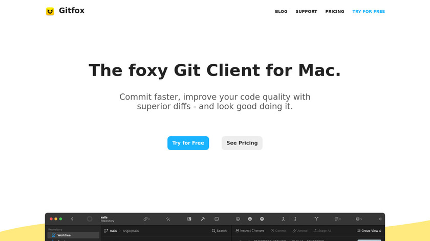 Gitfox Landing Page