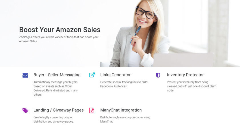 Zon Pages Landing Page