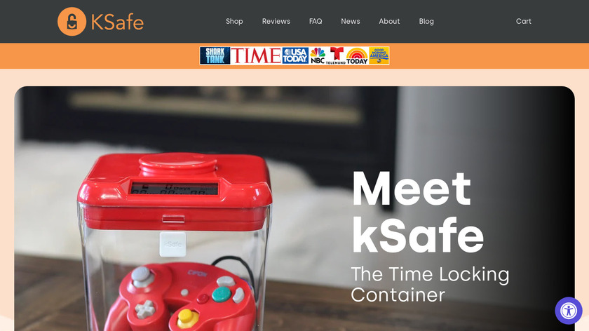 The Kitchen Safe Landing Page
