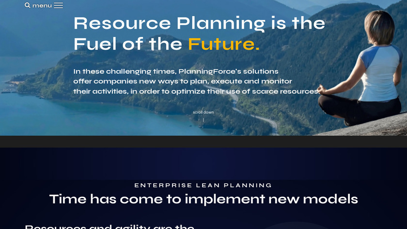 PlanningForce Landing Page