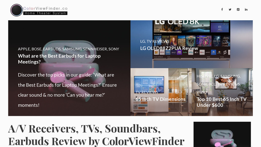 Color View Finder Landing Page