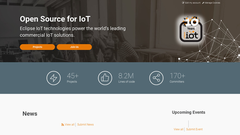 Eclipse IoT Landing Page