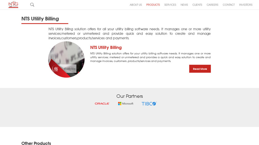 NTS Utility Billing Landing Page