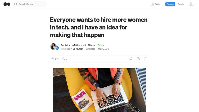 NYC Tech Ladies Jobs Email Landing Page