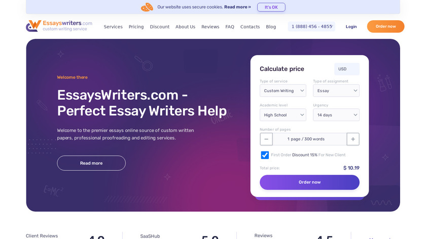 Essays Writers Landing Page