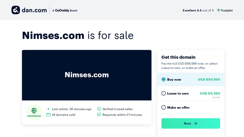 Nimses Landing Page