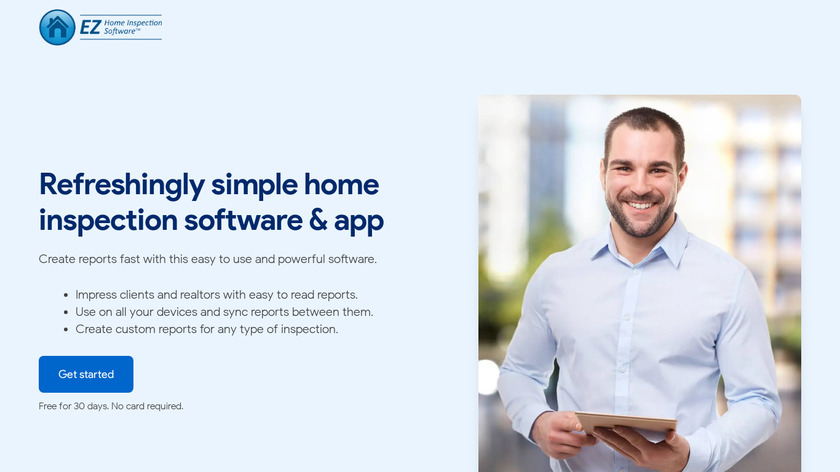 EZ Home Inspection Software Landing Page