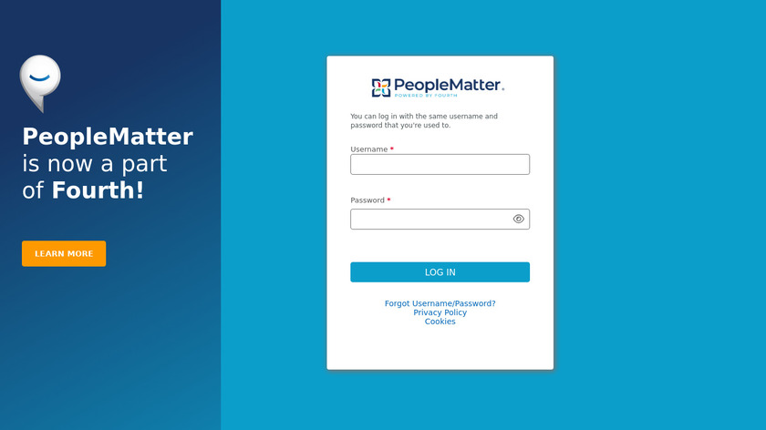 PeopleMatter Landing Page