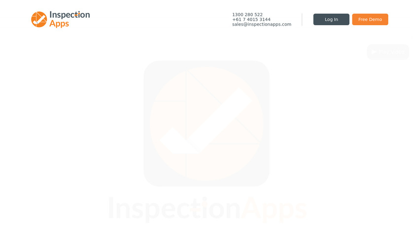 Inspection Apps Landing Page