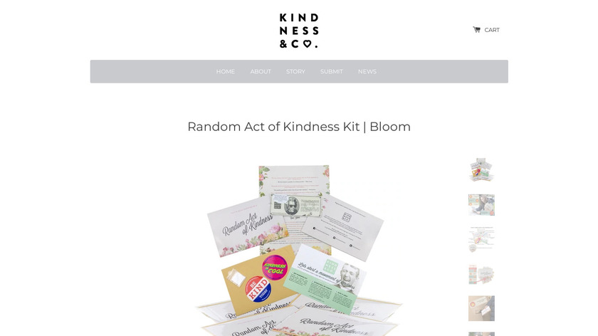 Kindness & Co Landing Page