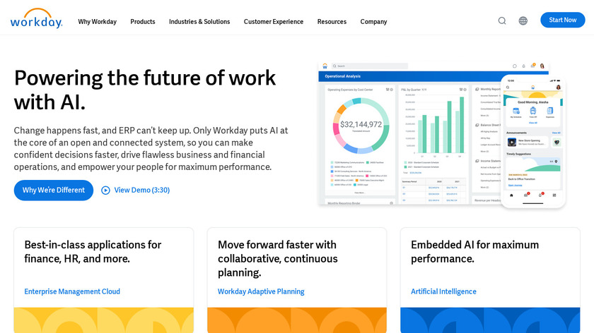 Workday Landing Page