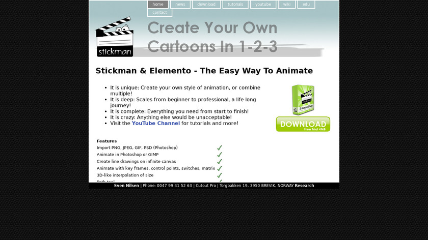 Stickman & Elemento VS Stick Nodes - compare differences & reviews?