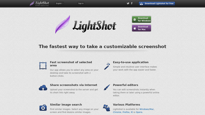 LightShot Landing Page