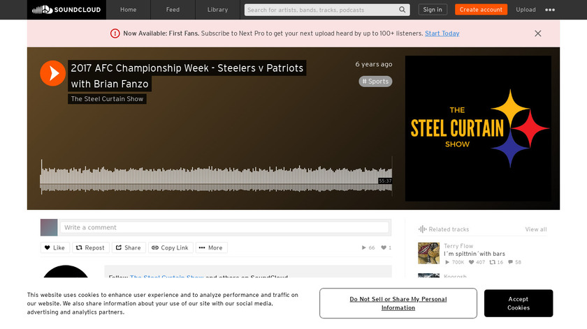 The Steel Curtain Show Landing Page