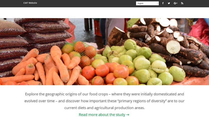 Interactive Food Origin Map Landing Page