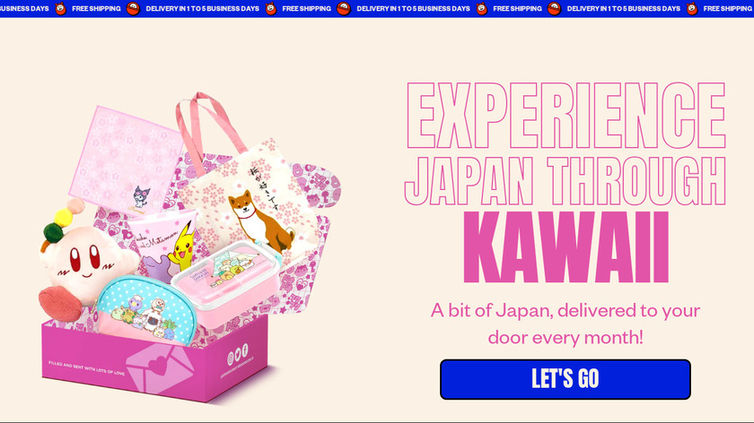 Japan Crate Landing Page