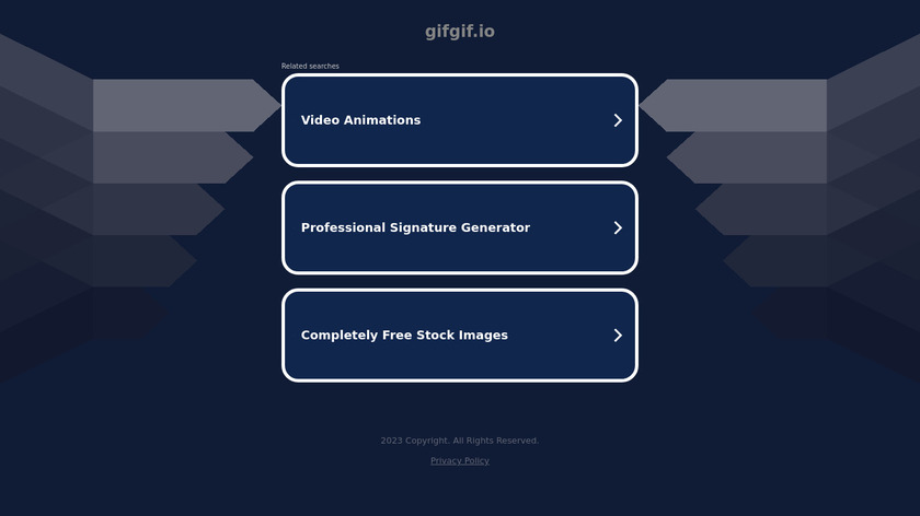 GIFGIF.io Landing Page