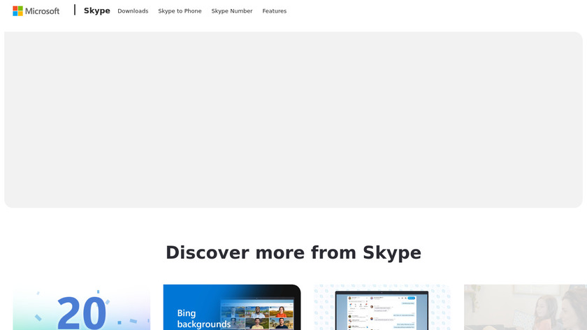 Skype Landing Page