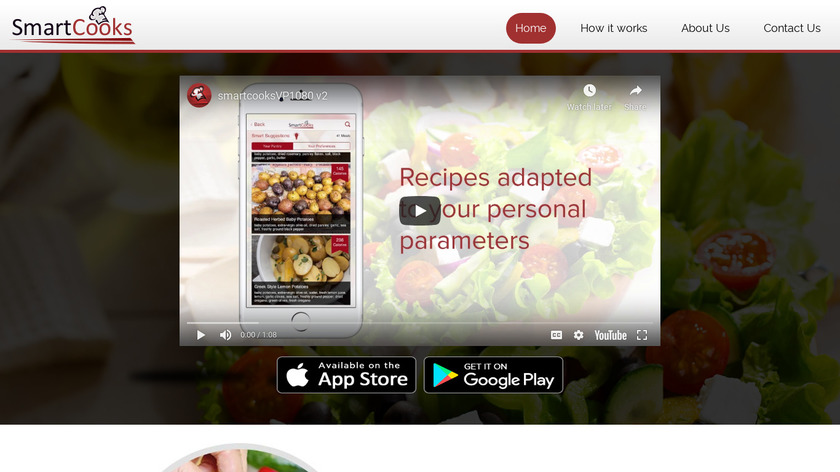 SmartCooks Landing Page