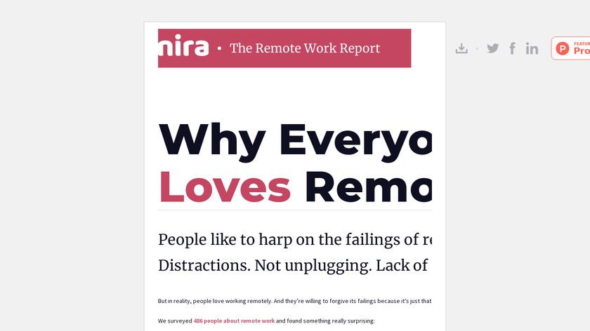 The Remote Work Report Landing Page