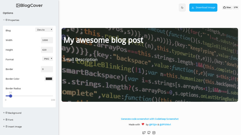 Blog Cover Landing Page