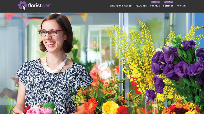 Floristware Landing Page