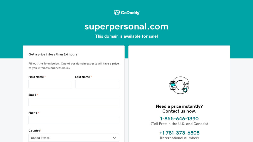 Superpersonal Landing Page