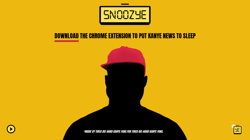 SnoozYe Landing Page