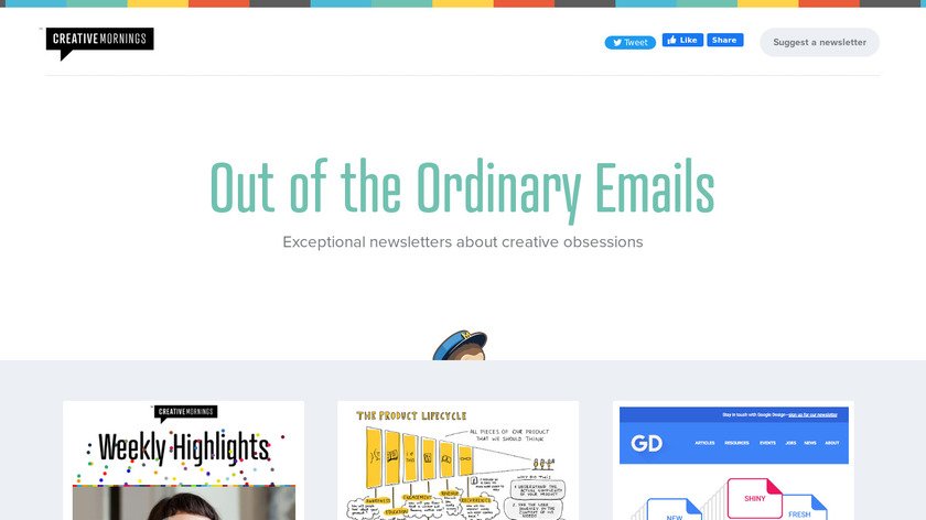 Out of the Ordinary Emails Landing Page