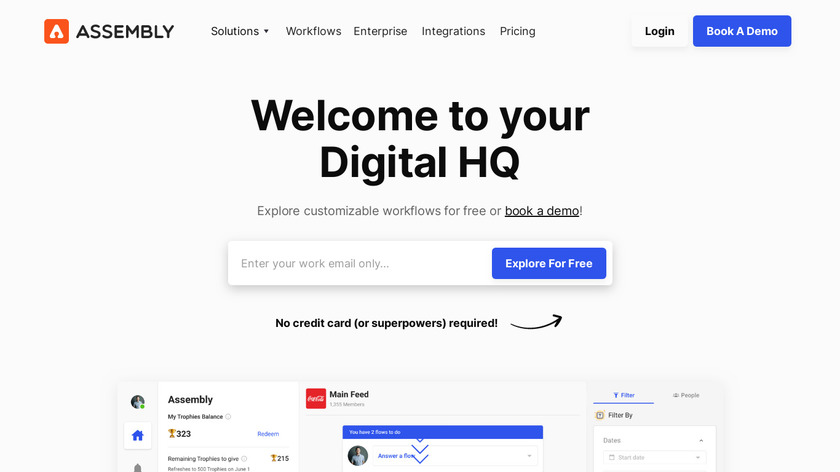 Assembly Employee Recognition Landing Page