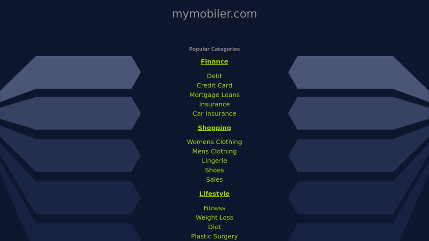 MyMobiler Landing Page