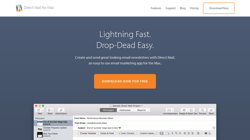Direct Mail Landing Page