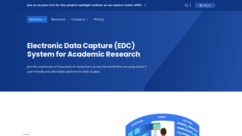 Castor EDC Landing Page