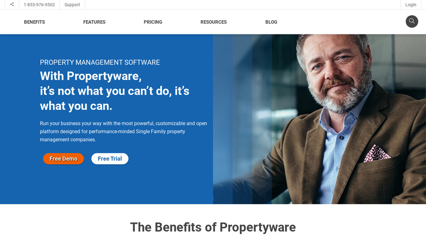Propertyware Landing Page