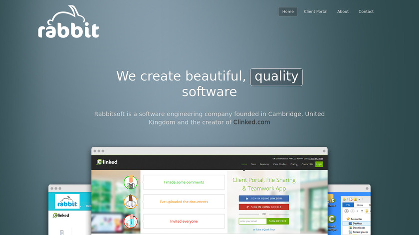 Clinked Landing Page