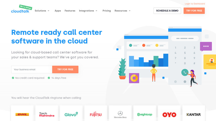 CloudTalk Landing Page