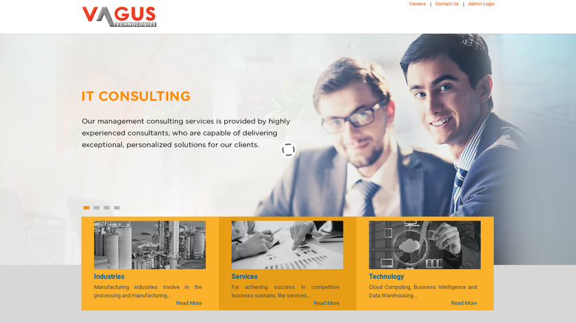 Vagus Technologies Landing Page