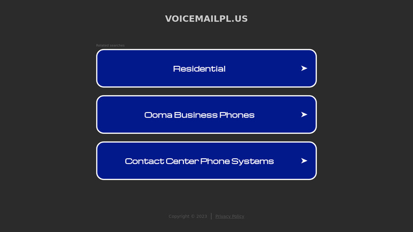 Voicemail+ Landing Page