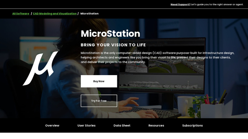 MicroStation Landing Page