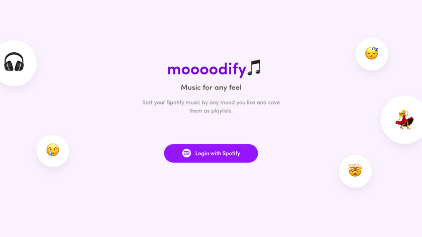 moooodify Landing Page