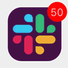 Top 50 Slack logo