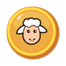 Sheep coin icon