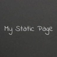 My Static Page logo