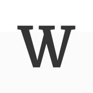 Minimal Wikipedia logo