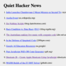 Quiet Hacker News logo