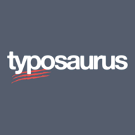 Typosaurus logo