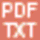PDF2Text Pilot icon