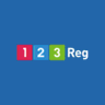 123-reg Domain Registration logo